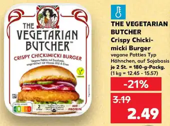 Kaufland THE VEGETARIAN BUTCHER Crispy Chickimicki Burger Angebot
