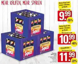 WEZ Paulaner Spezi oder Limo Angebot