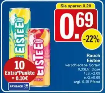 WEZ Rauch Eistee Angebot