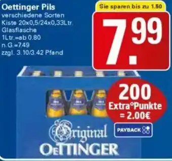 WEZ Oettinger Pils Angebot