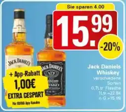 WEZ Jack Daniels Whiskey Angebot