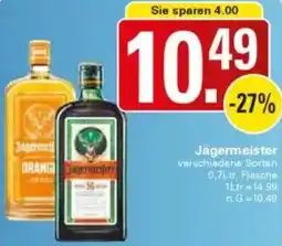 WEZ Jägermeister Angebot