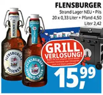 Hörl Getränke FLENSBURGER Strand Lager Angebot