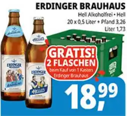 Hörl Getränke ERDINGER BRAUHAUS Hell Alkoholfrei Angebot