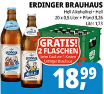 Hörl Getränke ERDINGER BRAUHAUS Hell Alkoholfrei Angebot