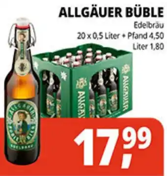 Hörl Getränke ALLGÄUER BÜBLE Edelbräu Angebot
