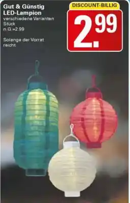 WEZ Gut & Günstig LED-Lampion Angebot
