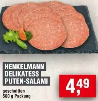 Handelshof Henkelmann delikatess puten-salami Angebot