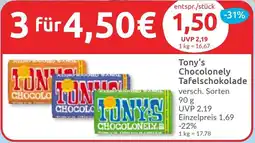 Budni Tony's Chocolonely Tafelschokolade Angebot