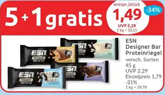 Budni ESN Designer Bar Proteinriegel Angebot