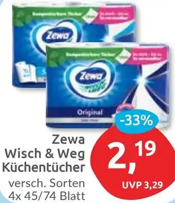 Budni Zewa Wisch & Weg Küchentücher Angebot