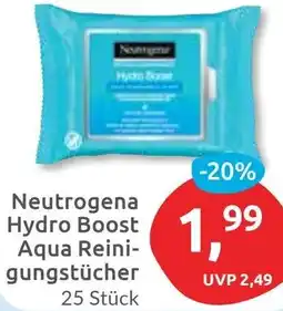 Budni Neutrogena Hydro Boost Aqua Reinigungstücher Angebot