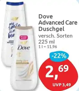 Budni Dove Advanced Care Duschgel Angebot