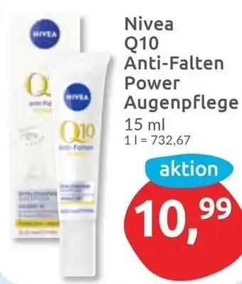 Budni Nivea Q10 Anti-Falten Power Augenpflege Angebot