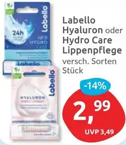 Budni Labello Hyaluron oder Hydro Care Lippenpflege Angebot
