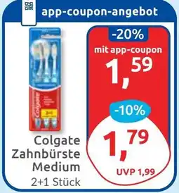 Budni Colgate Zahnbürste Medium Angebot