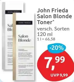 Budni John Frieda Salon Blonde Toner Angebot