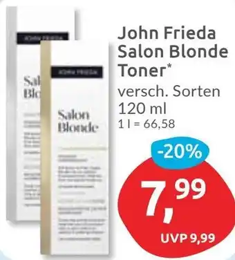 Budni John Frieda Salon Blonde Toner Angebot