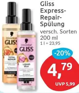 Budni Gliss Express Repair Spülung Angebot