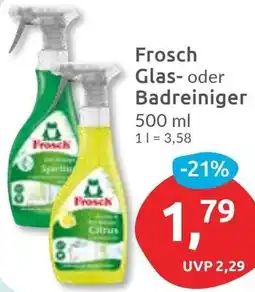 Budni Frosch Glas- oder Badreiniger Angebot
