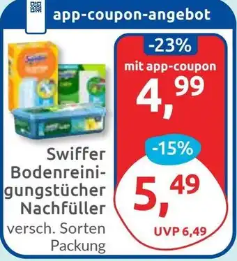 Budni Swiffer Bodenreinigungstücher Nachfüller Angebot
