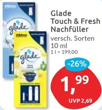 Budni Glade Touch & Fresh Nachfüller Angebot