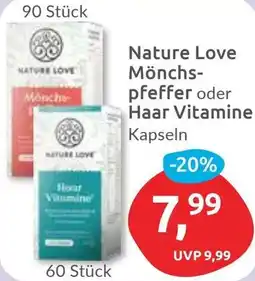 Budni Nature Love Mönchspfeffer oder Haar Vitamine Angebot