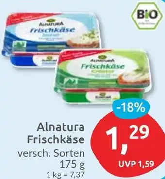 Budni Alnatura Frischkäse Angebot