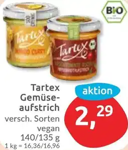 Budni Tartex Gemüseaufstrich Angebot