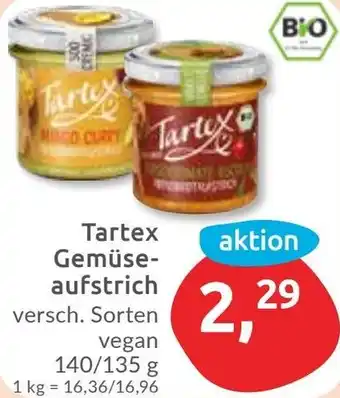 Budni Tartex Gemüseaufstrich Angebot