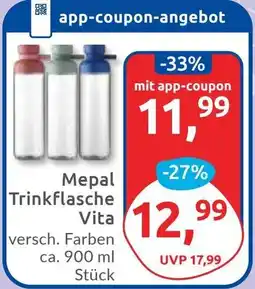 Budni Mepal Trinkflasche Vita Angebot