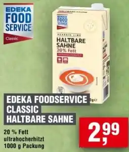 Handelshof Edeka foodservice classic haltbare sahne Angebot