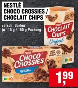 Handelshof Nestlé choco crossies / choclait chips Angebot