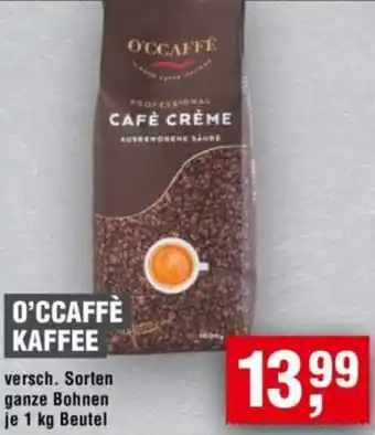 Handelshof O'ccaffè kaffee Angebot