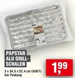 Handelshof Papstar alu grillschalen Angebot