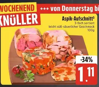 Edeka Xpress Aspik-aufschnitt³ Angebot