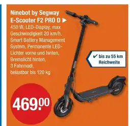 V Markt Ninebot by segway e-scooter f2 pro d Angebot