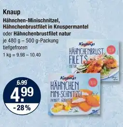 V Markt Knaup hähnchen-minischitzel Angebot