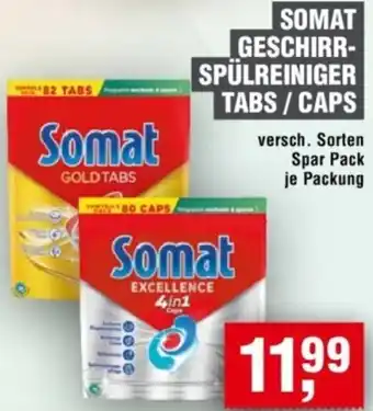 Handelshof Somat geschirrspülreiniger tabs/caps Angebot