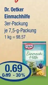 V Markt Dr. oetker einmachhilfe Angebot