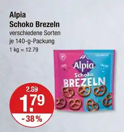 V Markt Alpia schoko brezeln Angebot