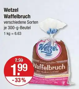 V Markt Wetzel waffelbruch Angebot