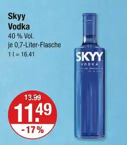 V Markt Skyy vodka Angebot