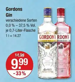 V Markt Gordons gin Angebot