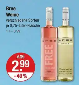 V Markt Bree weine Angebot