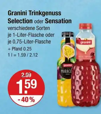 V Markt Granini trinkgenuss selection Angebot