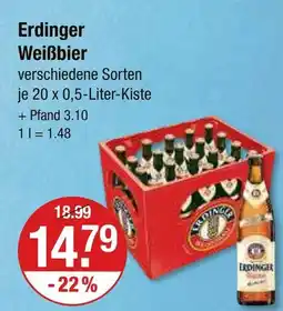 V Markt Erdinger weißbier Angebot