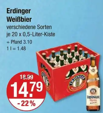 V Markt Erdinger weißbier Angebot