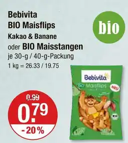 V Markt Bebivita bio maisflips kakao & banane Angebot