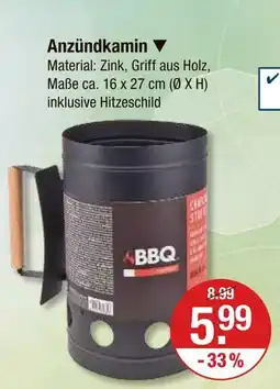 V Markt Bbq anzündkamin Angebot